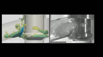 Cavitation in a 3D globe valve