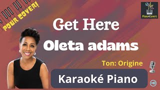 Karaoké Piano -Get here Oleta Adams