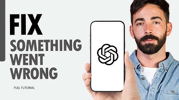 How To Fix Something Went Wrong On ChatGPT App 2024