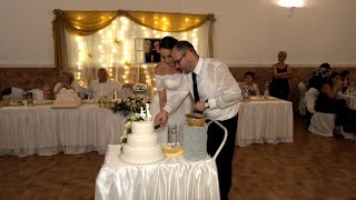 Melinda és András esküvői TORTA videó, Tápiószecső, Magdolna Rendezvényház