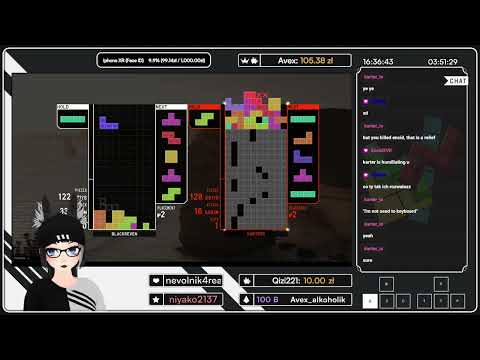 (30.06.2023) *Być jak Suisei* TETR.IO #11 Przyjacielski Tetris [VTUBER BLACKREVEN]