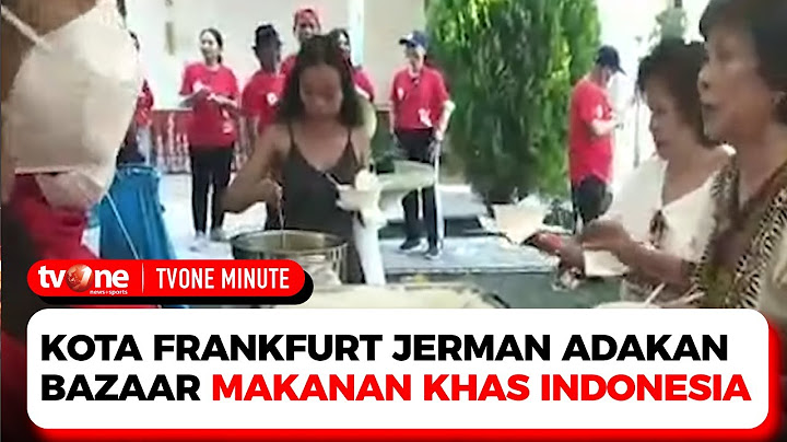 Suasana Perayaan HUT Kemerdekaan RI di Frankfrut Jerman | tvOne Minute