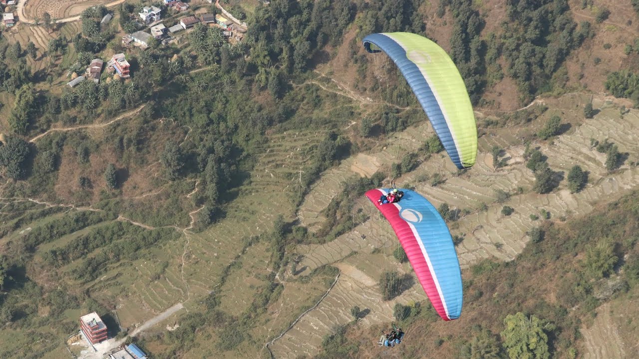 ⁣Water Touch paragliding Landing |Synchronization || Paragliding In Pokhara ,Nepal Acro Team (NAT)