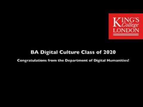 Congratulations Digital Humanities Class of 2020!