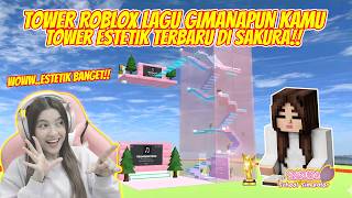 ROBLOX TOWER 'NO MATTER WHO YOU ARE' SONG IN SAKURA!! WOW.. SO AESTHETIC!! SAKURA SCHOOL SIMULATO...