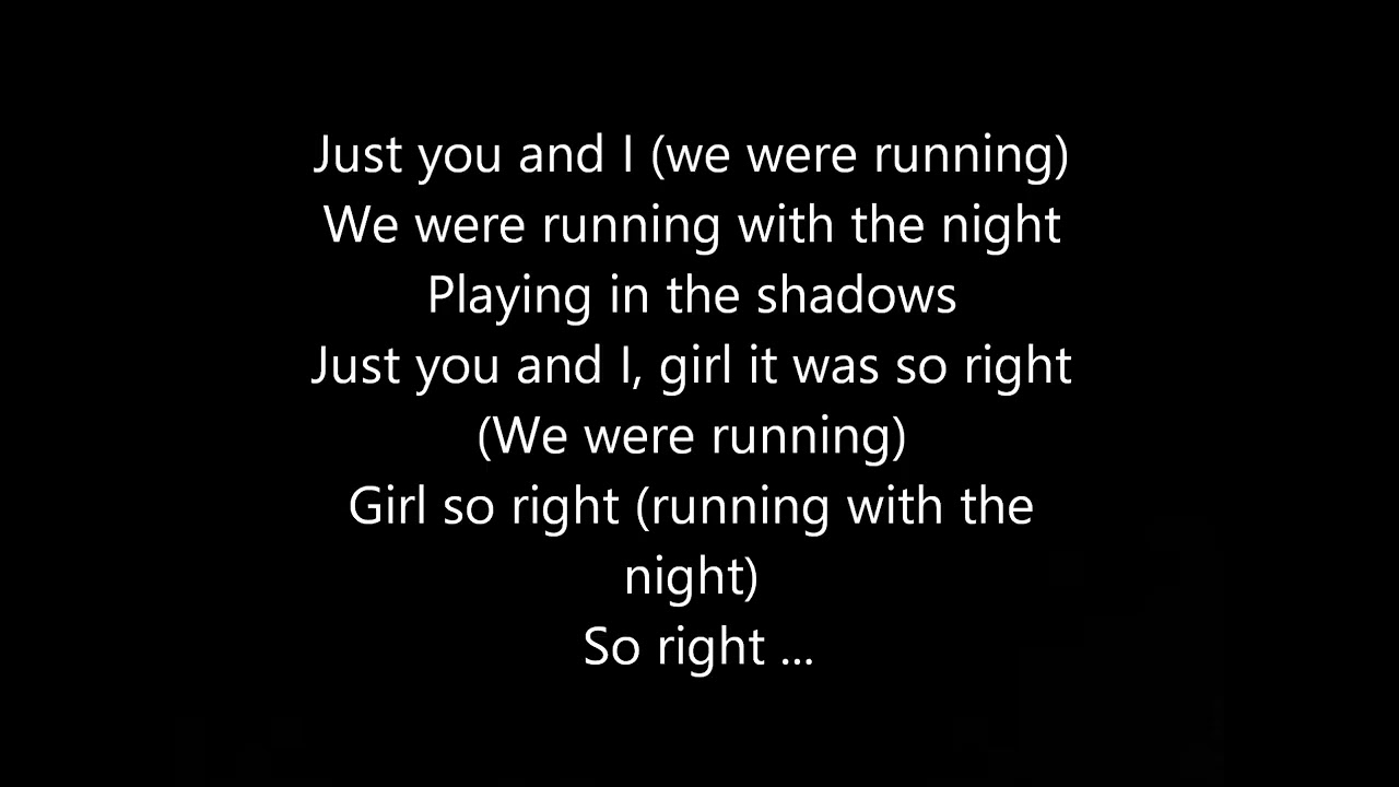 Lionel Richie - Running with the Night (Lyrics)