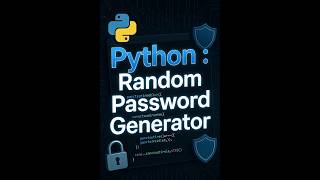 Build a Password Generator in Python #python #passwordgenerator #pythonprogramming #coding