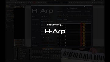 Trance superstar. Introducing H-Arp, an arpeggiator tracker plugin.