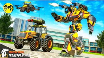 Flying Tractor Robot Transform War Robot Transformation #Part2 (New Robot) - Android Gameplay FHD