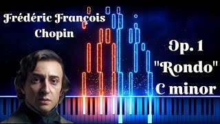 [ Frédéric François Chopin ] "Op. 1 Rondo in C minor" - Piano Tutorial -