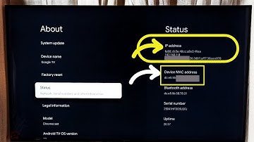 PHILIPS Smart Google TV : How to Find IP Address and MAC Address | 2 Ways