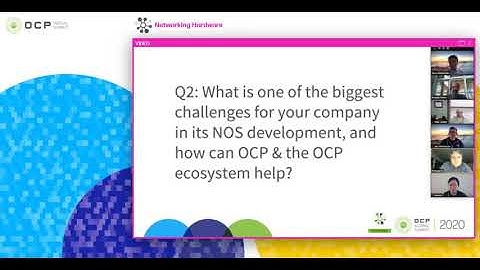OCP 2020 Virtual Summit: Panel: Network Operating Systems, Disaggregation, and OCP Networking