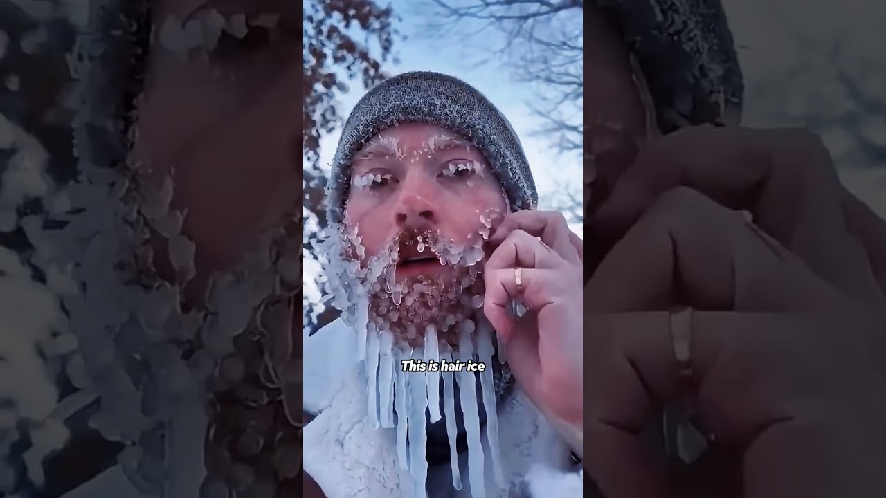 Is this ice dangerous?#IceFacts #WinterFacts #NatureFacts #ExtremeCold #FunFacts