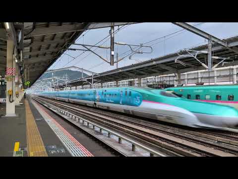 E5系はやぶさ Magical jubilee Shinkansen +E6系こまち 福島通過シーン