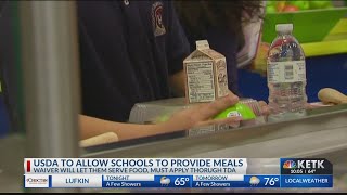 USDA grants Texas authority to allow schools closed due to coronavirus to provide meals