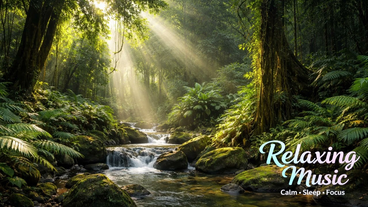 Rain Sounds + Soft Piano 🌧️ Deep Sleep Music (Stop Overthinking, Calm Anxiety, Sleep Fast)