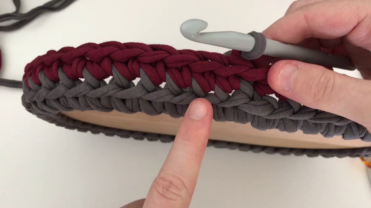 O’s and X’s Crochet Basket - A Woven Glory original design.
