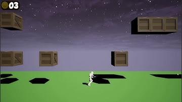 Super Mario Bros 1-1 in Unreal Engine with Robots