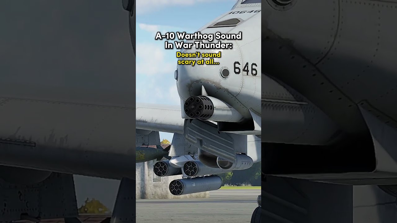 War Thunder S A 10 Warthog Vs Real Life 