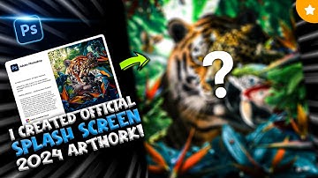 I Created 2024 Official Photoshop Splash Screen Artwork (Hindi/Urdu) - Episode 1