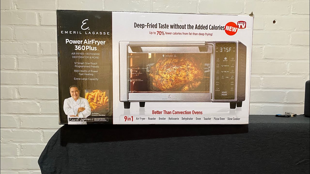 Emeril Power Air Fryer 360 TV Commercial 3 min.- 12 Pre-Set Functions I As  Seen on TV Advertisement 