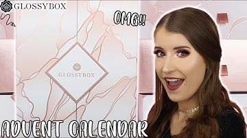 GLOSSYBOX ADVENT CALENDAR 2020 UNBOXING.. I