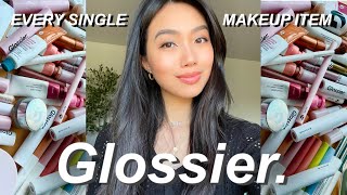 Is glossier actually worth it? | full make up collection + swatches!