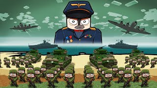 Allies Vs Axis - World War 2 Map Wars! (Minecraft)