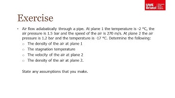 Compressible Flow - Exercise 3