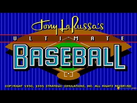 Tony La Russau0027s Ultimate Baseball gameplay (PC Game, 1991)