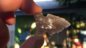 Knapping Obsidian Arrowheads