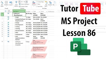 Microsoft Project - Lesson 86 - Changing Gantt Chart Bar Format