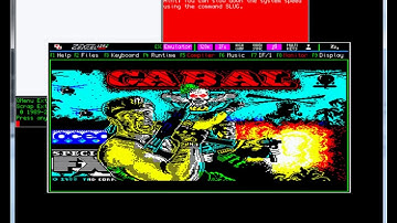 Cabal - Sinclair QL - emulador QPC II 4.02 ZeXcel 0.33