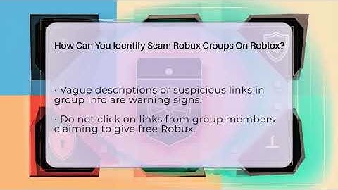 How Can You Identify Scam Robux Groups On Roblox? - Open World Tycoons