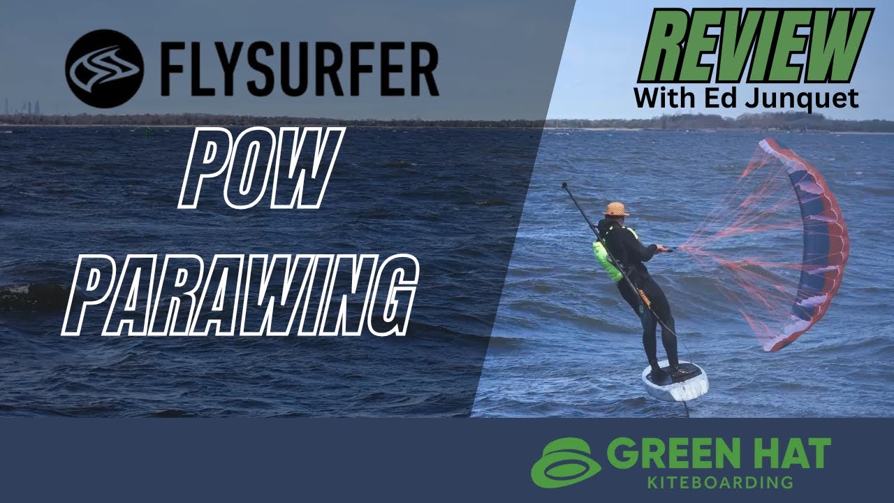 POW Parawing by FlySurfer Review | Big Rider Test + Light Wind Surprises