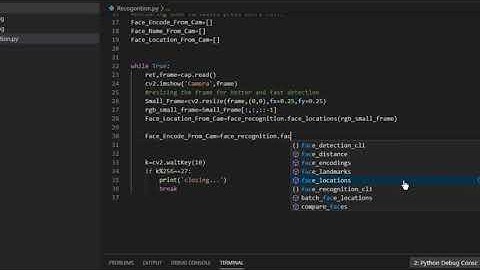 part-5 Face_Recognition using python -Recognize Face from a sample picture stored in folder