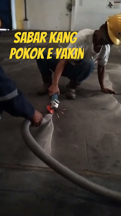 perbaikan lantai beton yang retak #shortvideo #epoxylantai
