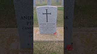 ANDREW DUTCHAK  PTE. L108084  CAMERON HIGHLANDERS of OTTAWA (M.G.) OCTOBER 29, 1924 MARCH 6 1997