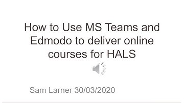 How to use Edmodo with Teams    Tutor quick guide v2