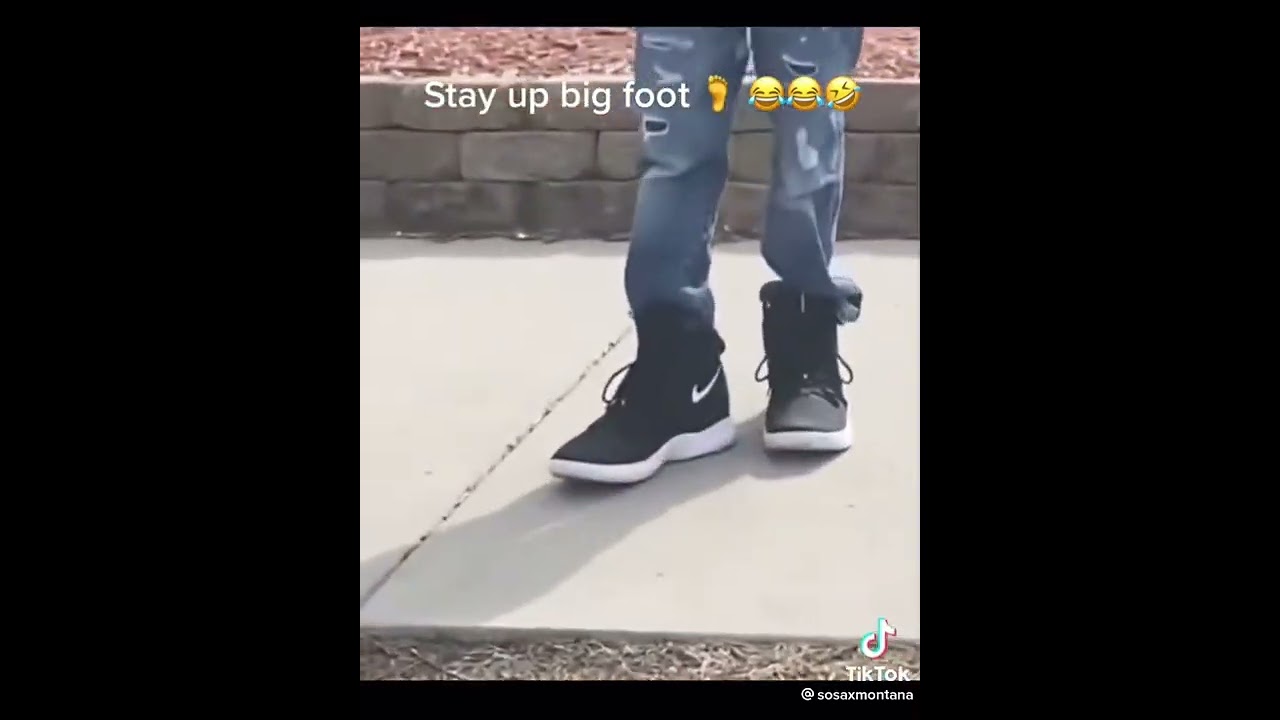 Short Dude Walking Around In Size 21 Shoe “Must See”