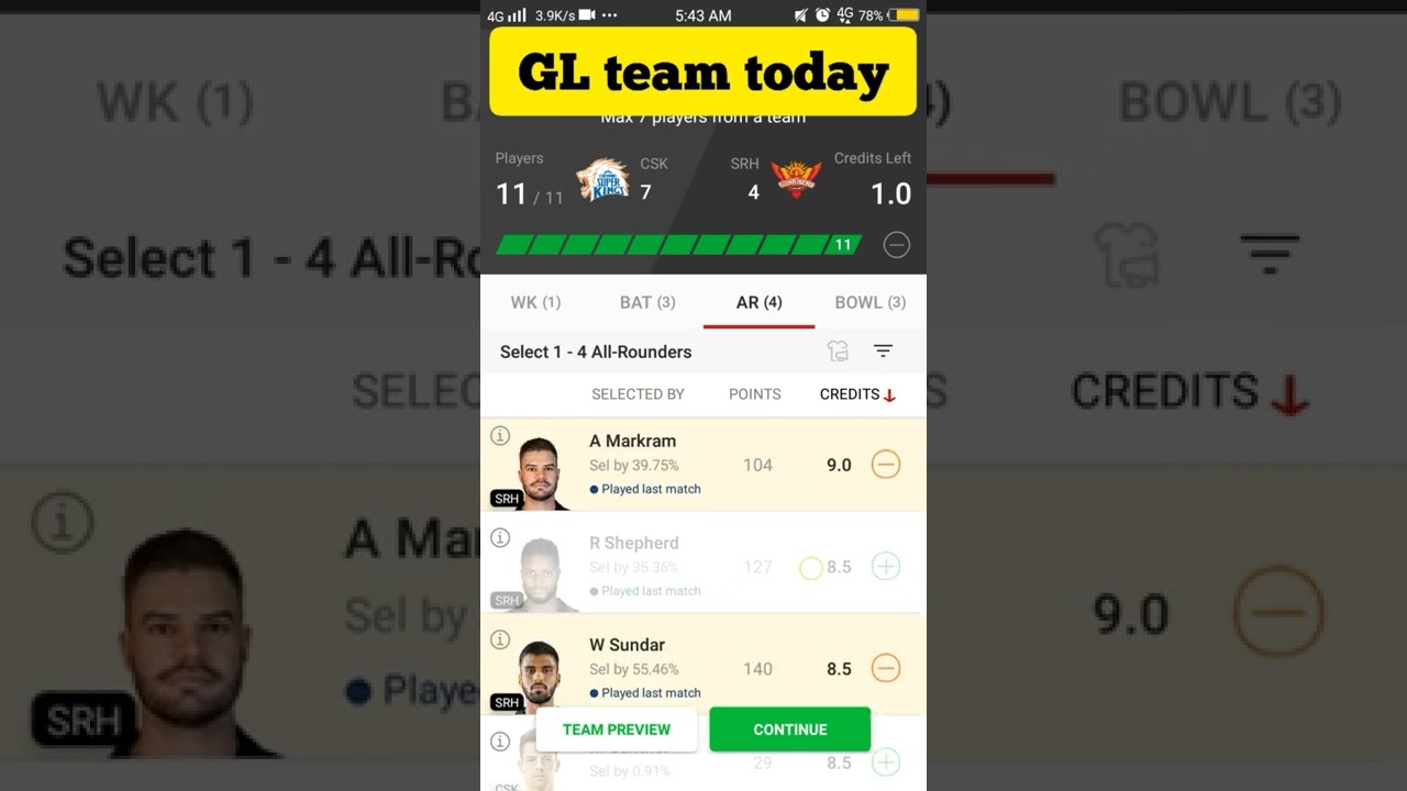 csk vs shr dream 11 team prediction, csk vs srh plying 11, csk vs srh prediction