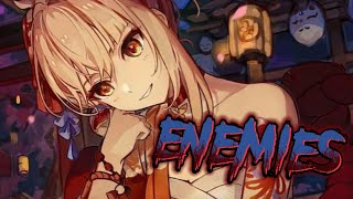 nightcore - Enemies 《 lyrics 》