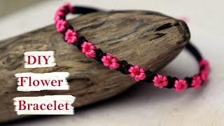 Handmade Flower Bracelet Ideas | How To Make Macrame Bracelets At Home | DIY Jewelry |Creation&you