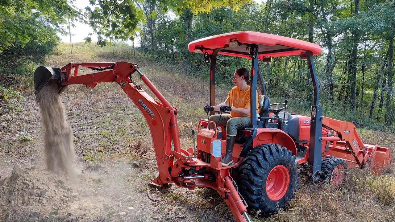 Kubota B26 Stump Removal
