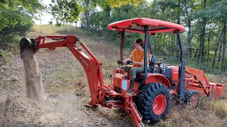 Kubota B26 Stump Removal