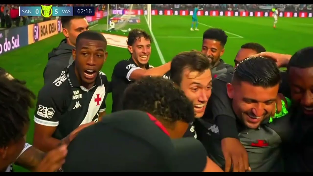 Santos 4-2-3-1 AM ⑩ネイマール（Neymar）vs Vasco 4-2-3-1 AM ⑩コウチーニョ（Philippe Coutinho）（後半）