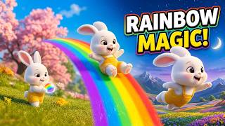 Hop Hop! Rainbow Ride with Cute Bunny | Kids Cartoons