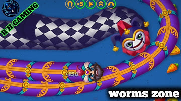 Worms Zone Snake Fast Kill  || 001 Pro Game Controling The Whole Lobby Best Snake io Gameplay Gaming