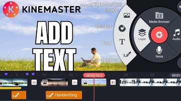 Hoe voeg ik tekst toe in KineMaster 2024?