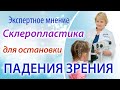 Склеропластика для остановки падения зрения